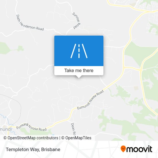 Templeton Way map