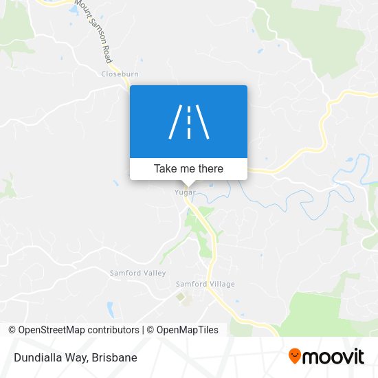 Dundialla Way map