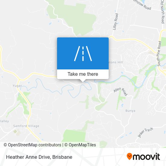 Heather Anne Drive map