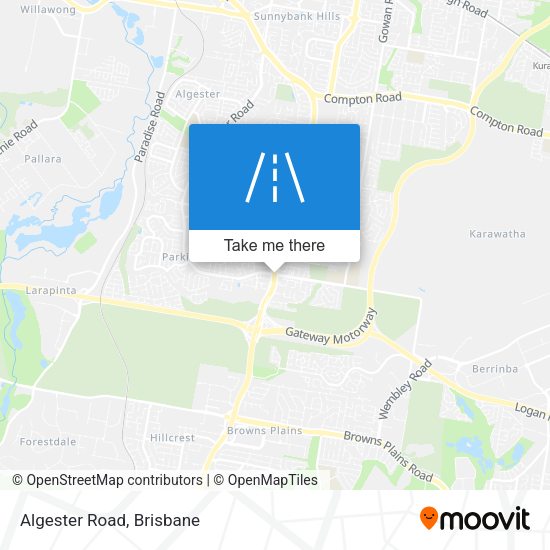 Algester Road map