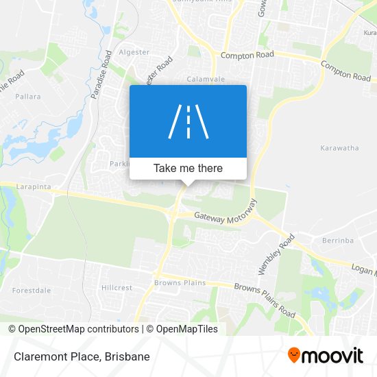 Claremont Place map