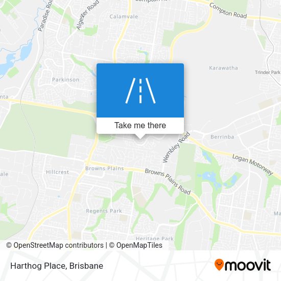 Harthog Place map