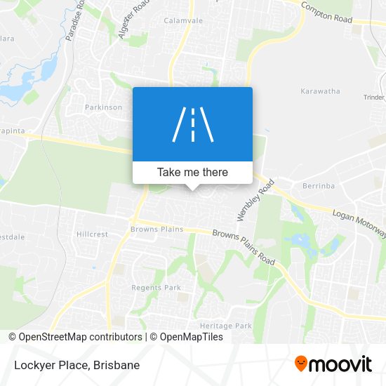 Lockyer Place map