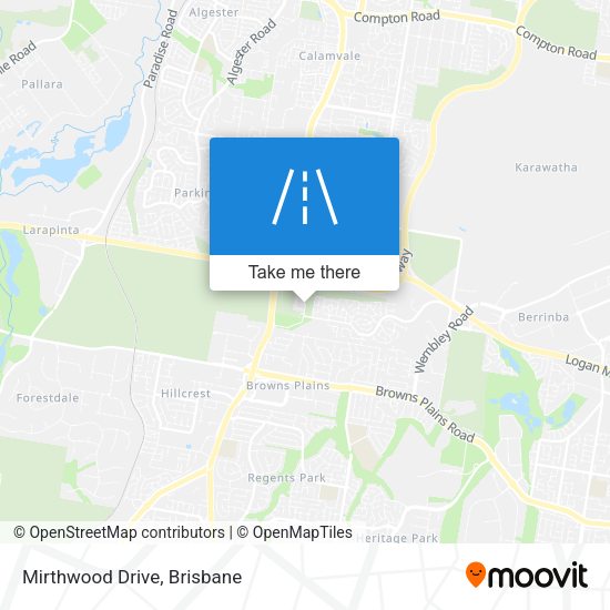 Mirthwood Drive map