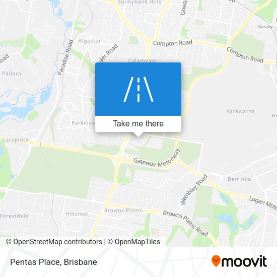 Pentas Place map