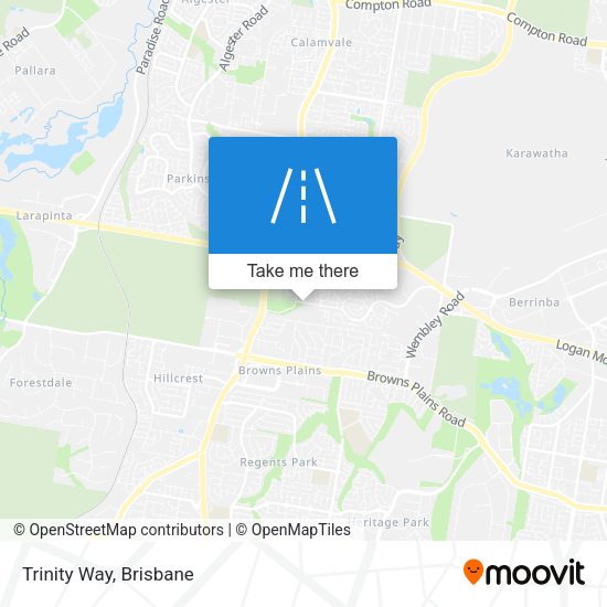 Trinity Way map