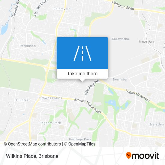 Wilkins Place map