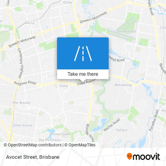 Avocet Street map