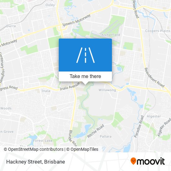 Hackney Street map