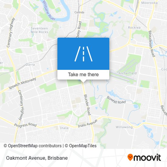 Oakmont Avenue map