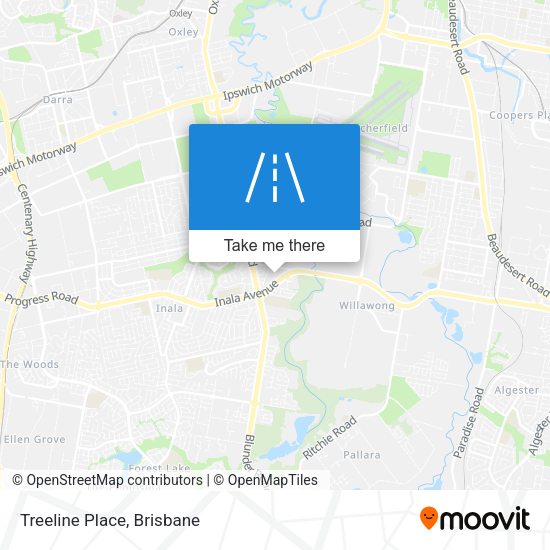Treeline Place map