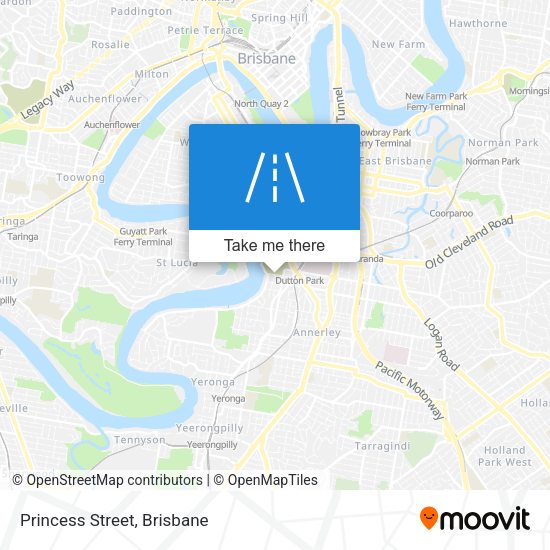 Princess Street map