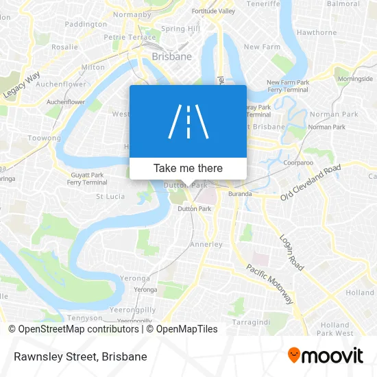 Mapa Rawnsley Street