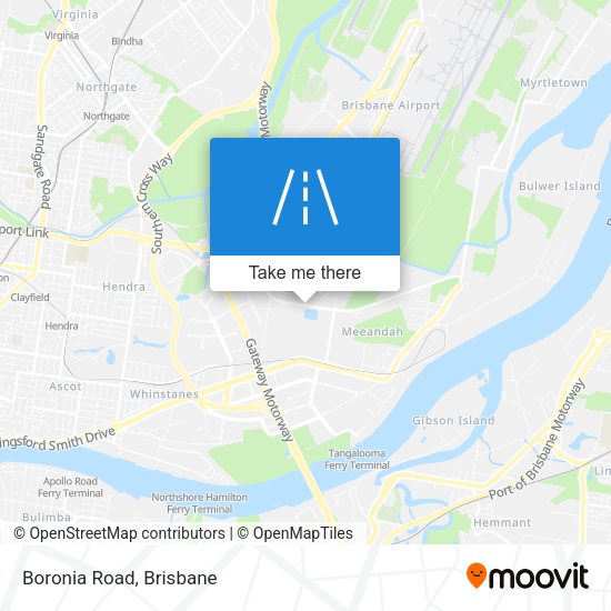 Boronia Road map