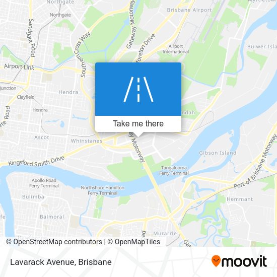 Lavarack Avenue map