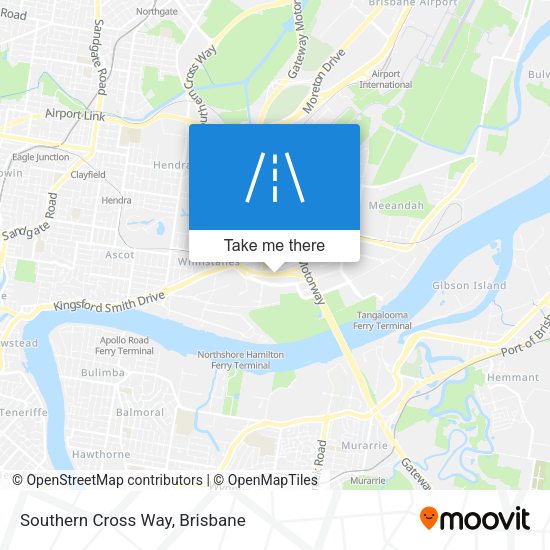 Southern Cross Way map