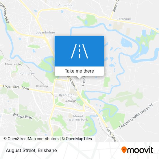 August Street map