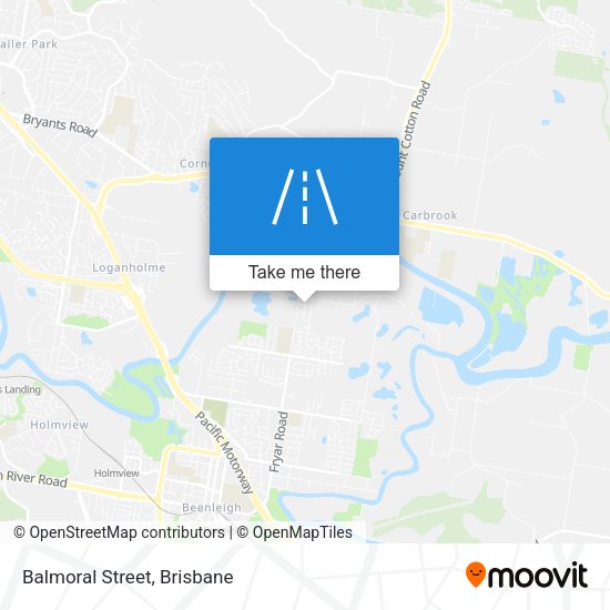 Balmoral Street map