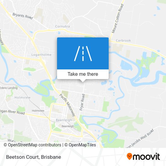 Beetson Court map