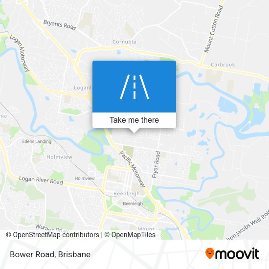 Bower Road map