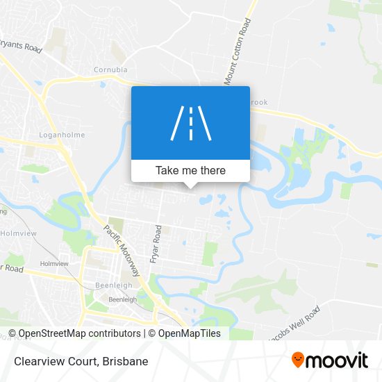 Clearview Court map