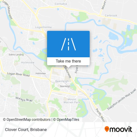 Clover Court map