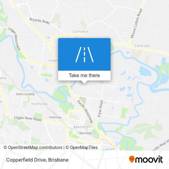 Copperfield Drive map