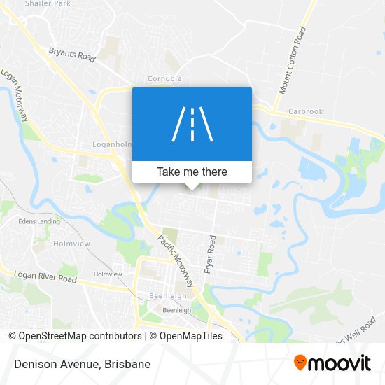 Denison Avenue map