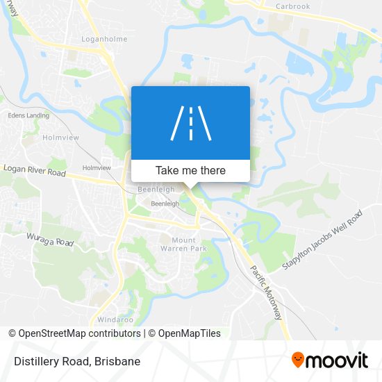 Distillery Road map