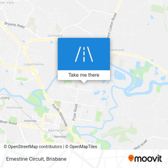 Ernestine Circuit map