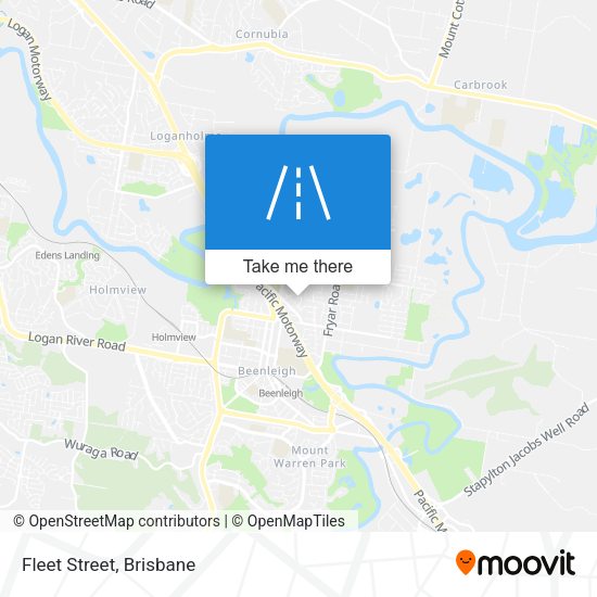 Fleet Street map