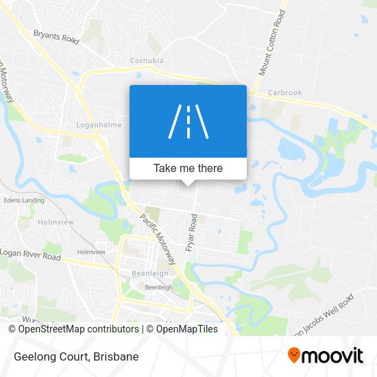 Geelong Court map