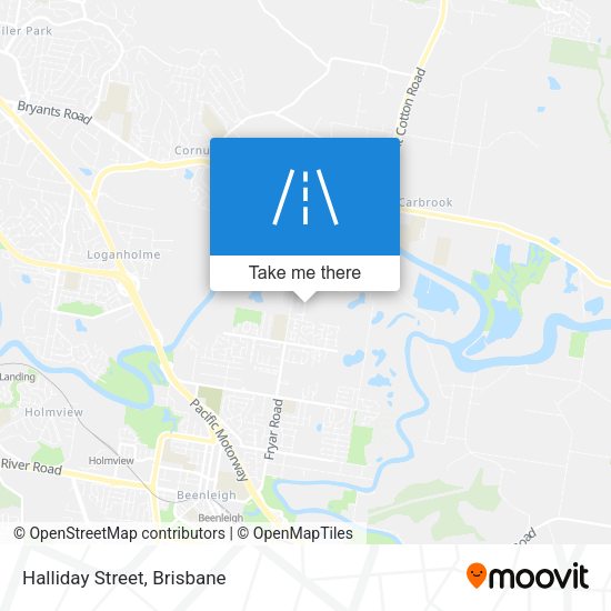 Halliday Street map