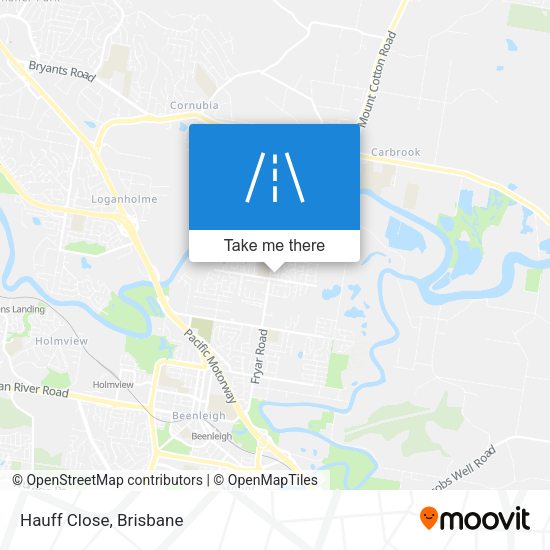 Hauff Close map