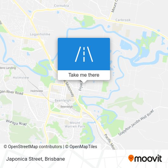 Japonica Street map