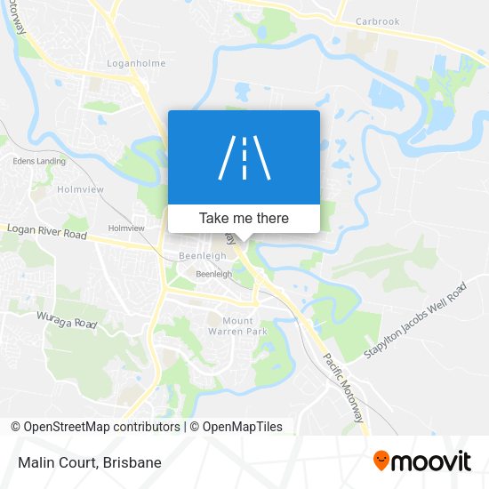 Malin Court map