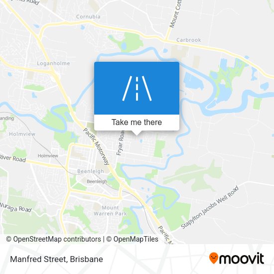 Manfred Street map