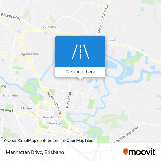 Manhattan Drive map