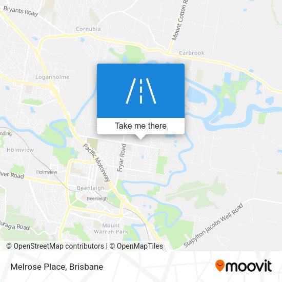 Melrose Place map