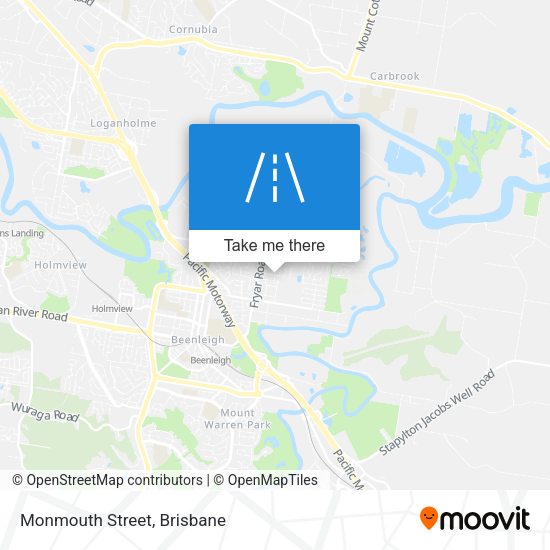 Monmouth Street map