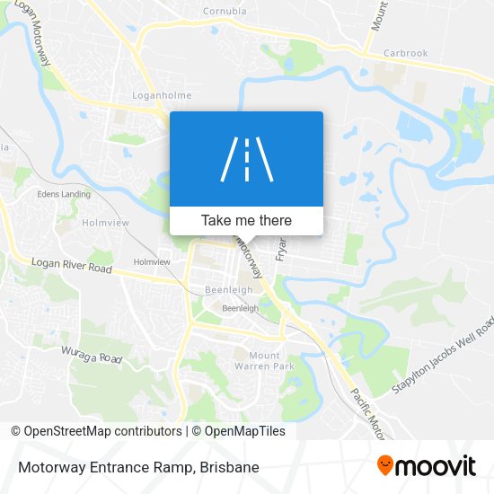 Motorway Entrance Ramp map