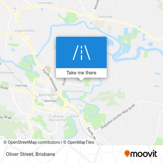 Oliver Street map