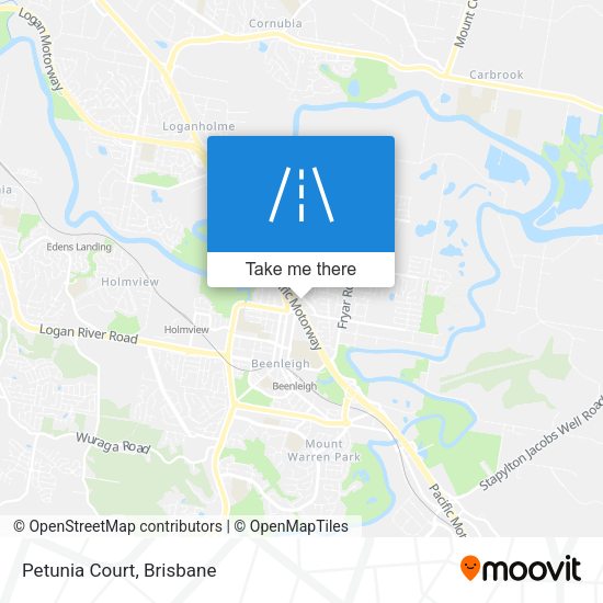Petunia Court map