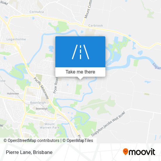 Pierre Lane map