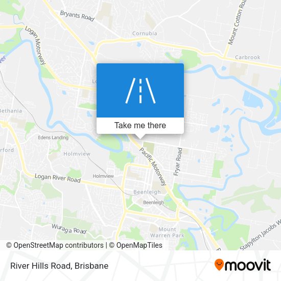 River Hills Road map