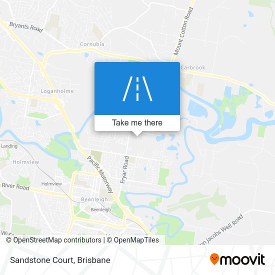 Sandstone Court map