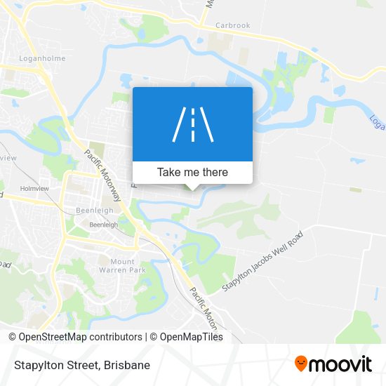 Stapylton Street map