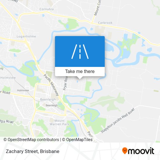 Zachary Street map