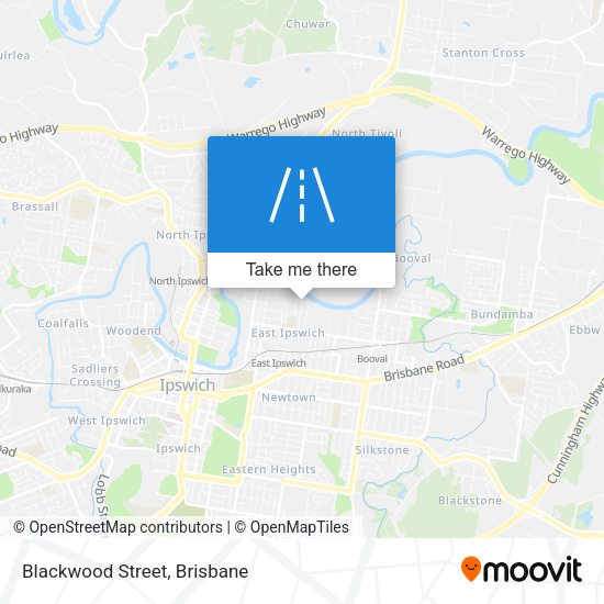 Blackwood Street map