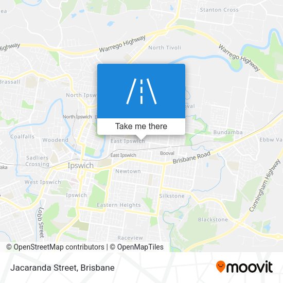 Jacaranda Street map